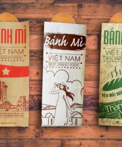 In 4000 bao đựng bánh mì ở Quảng Nam (mã tbm_6828) giấy Kraft thiết kế đẹp